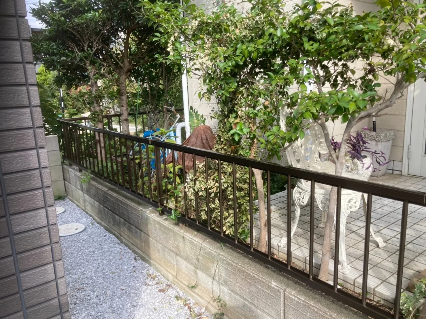 O様邸境界修繕工事